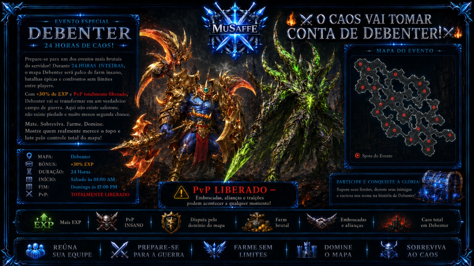 Evento bônus XP